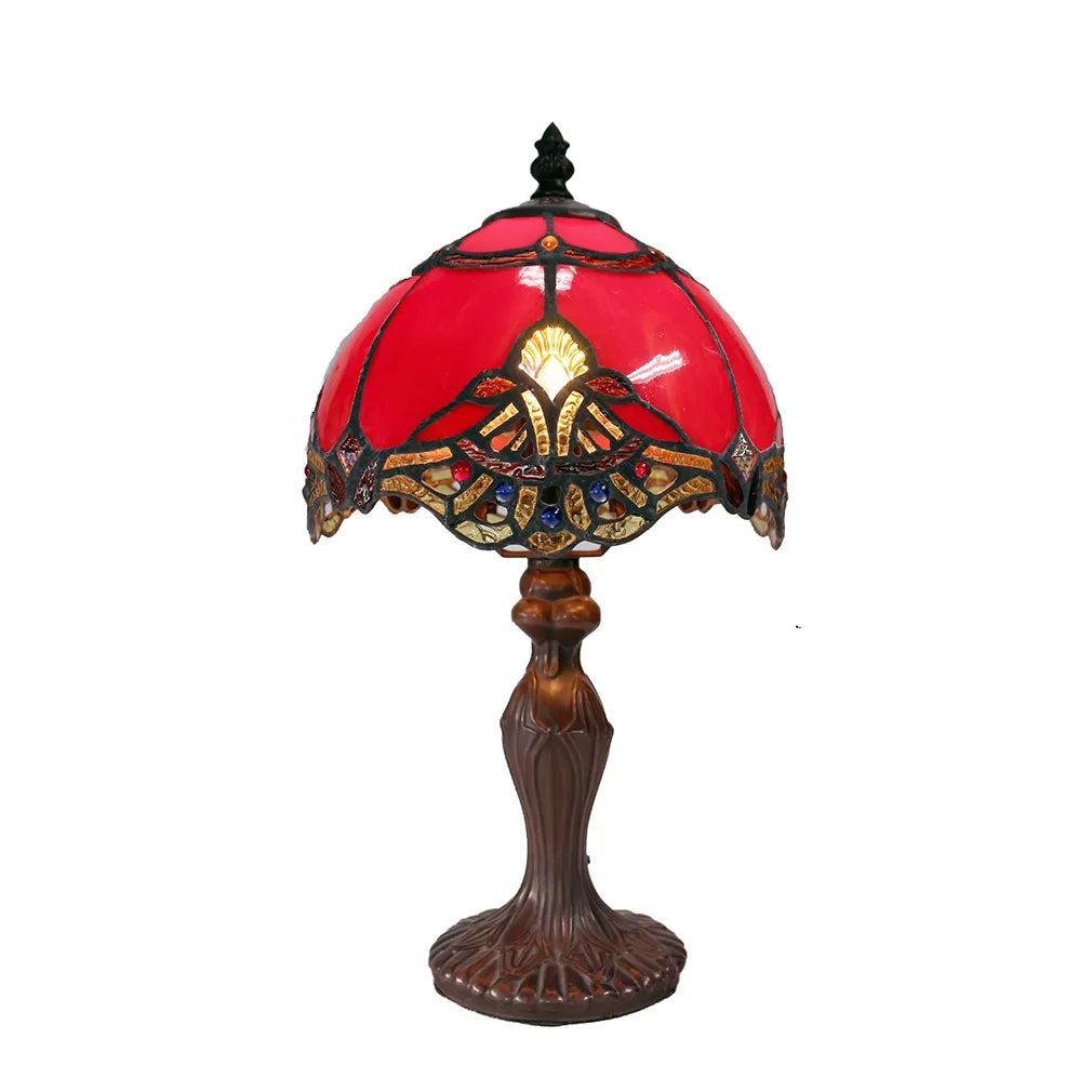 Benita Red Small Table Lamp