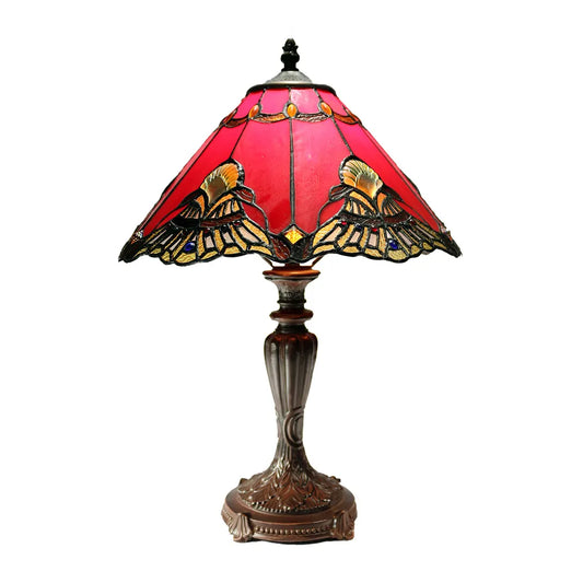 14' Benita Red Table Lamp