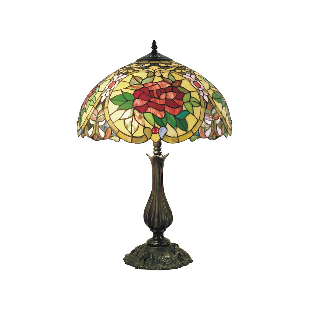 Red Camellia Table Lamp Tl-16210a/Kg – Discount Lighting & Fans