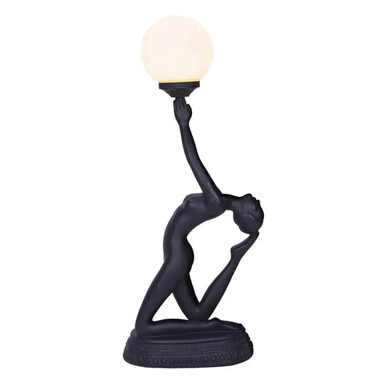 Black Art Deco Lamp Tl-5g/Bk