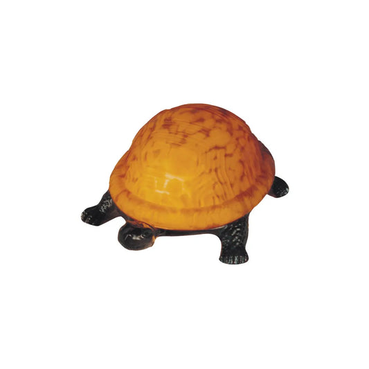 Amber Turtle Lamp