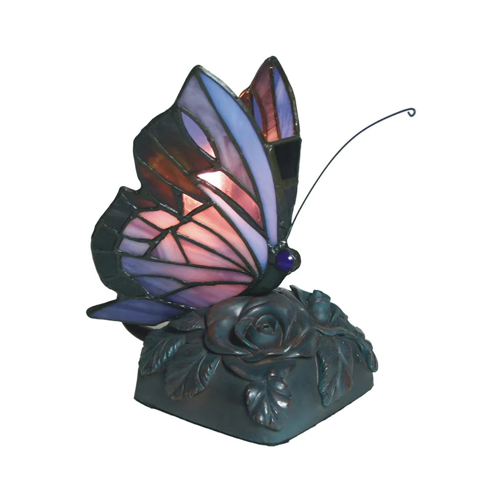 Purple Butterfly Lamp
