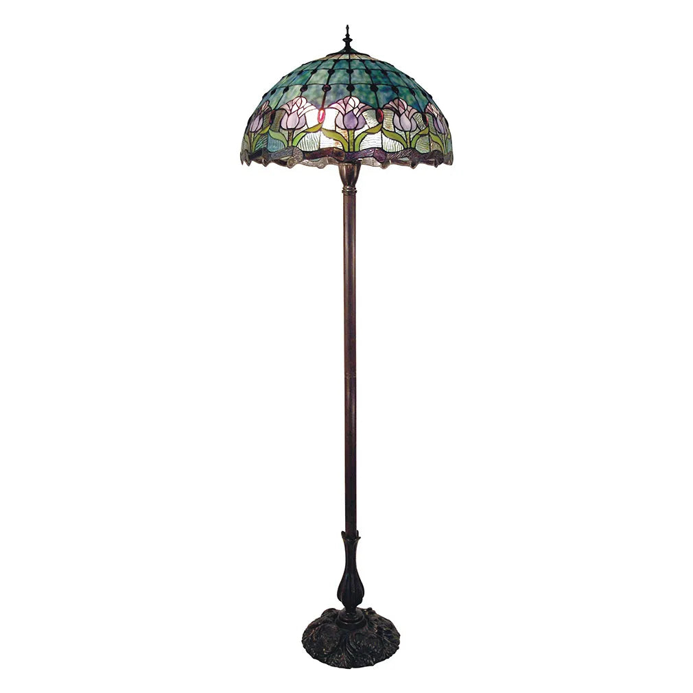 Mauve Tulip Floor Lamp