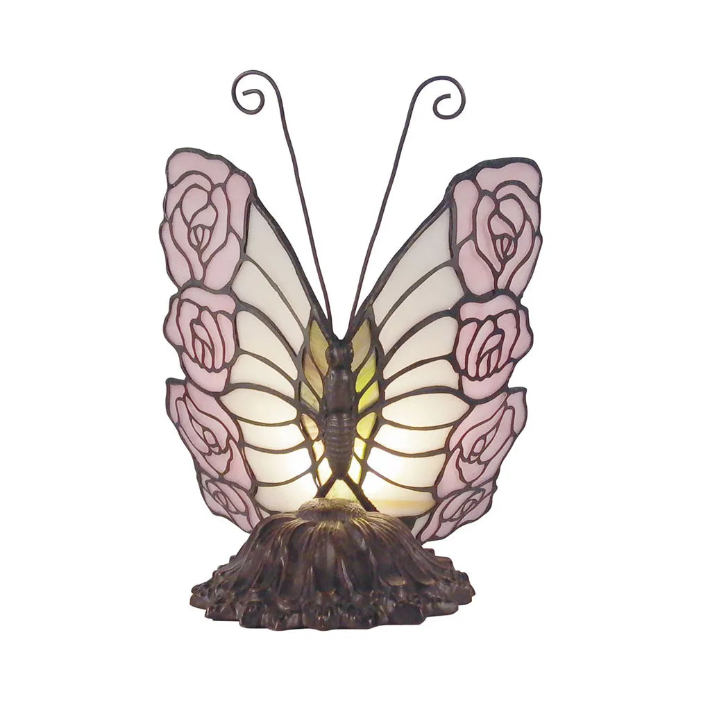 Pink Rose Butterfly Lamp – Discount Lighting & Fans