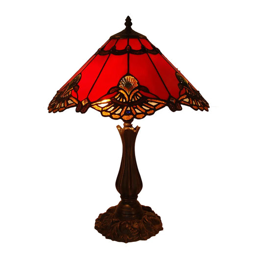 Benita Red Large Table Lamp