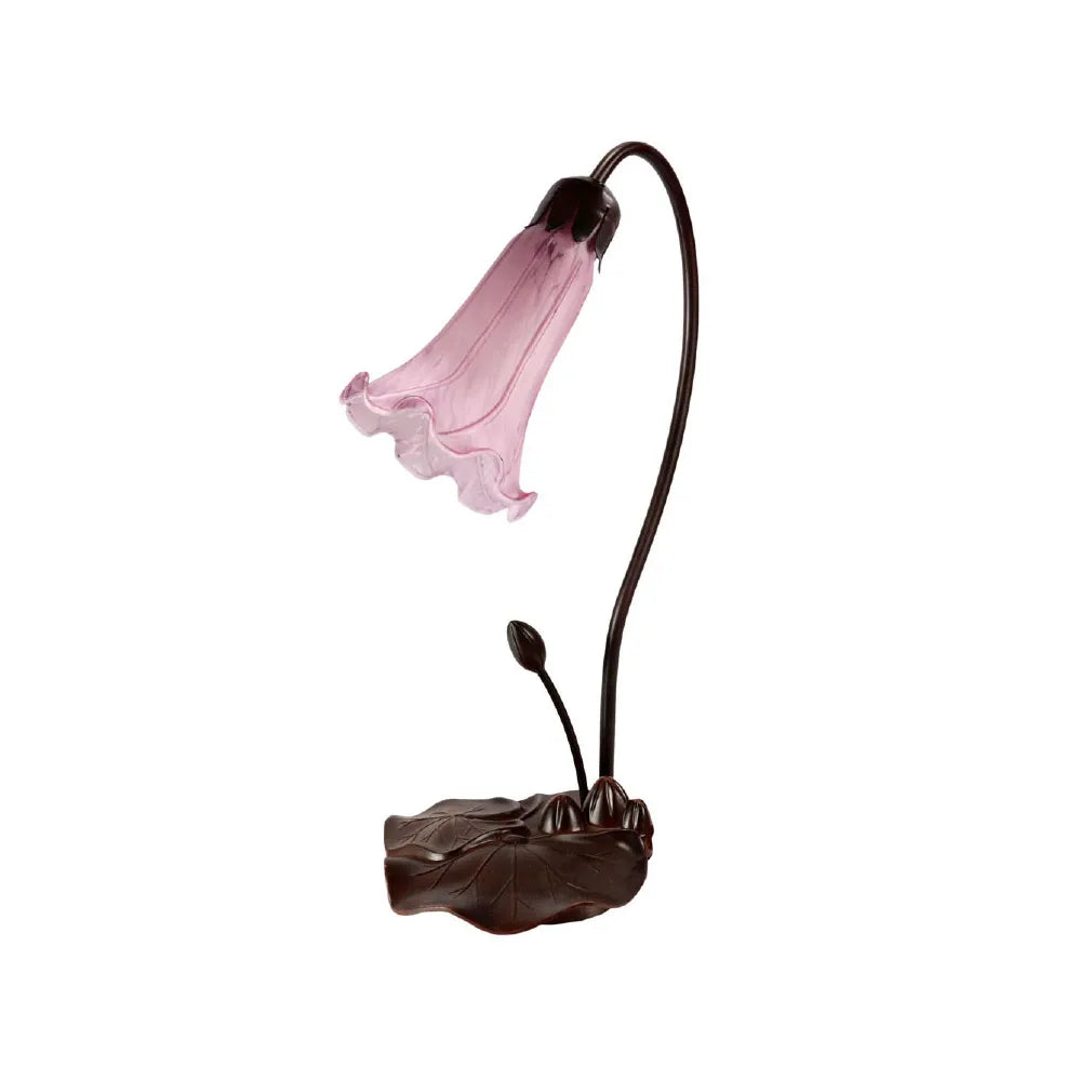 Single Lily Lamp Purpple