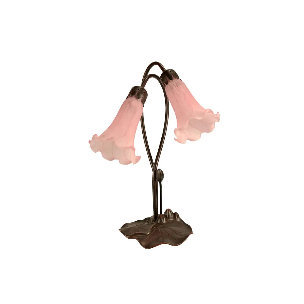 Twin Lily Lamp Pink