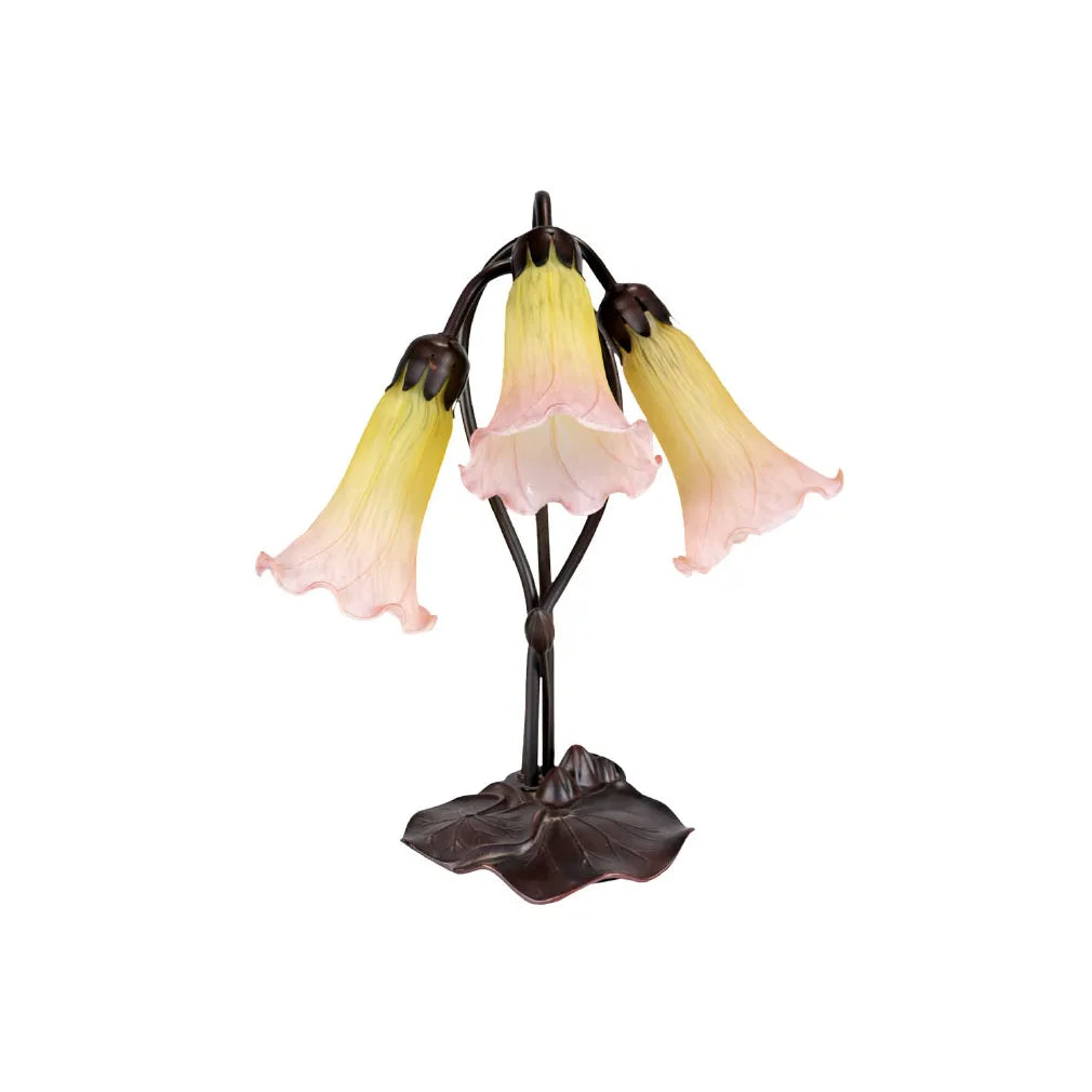 Triple Lily Lamp Sunshineblush