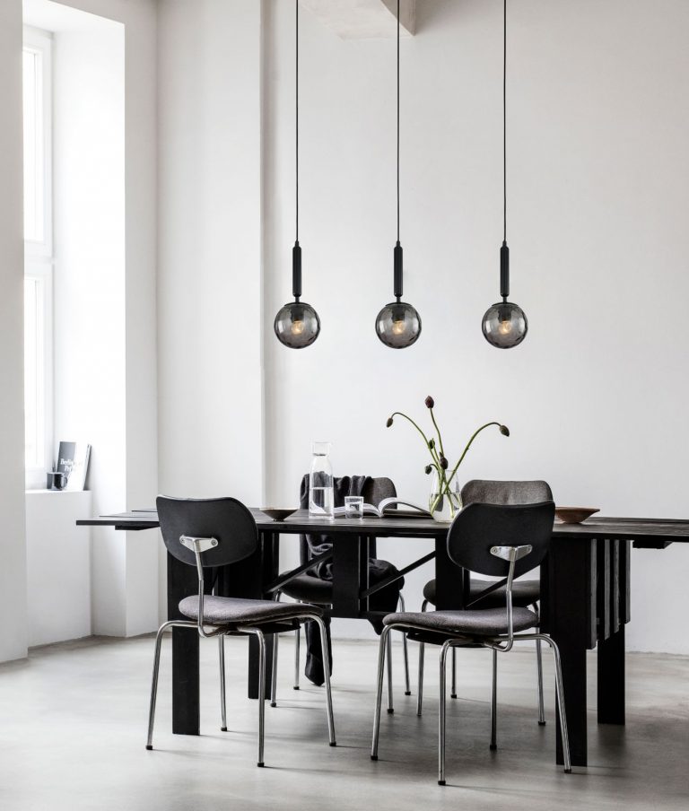 Enclosed shop pendant light