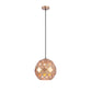 TUILE: Interior Large Embossed Tiled Iron Wine Glass Shape Pendant Lights