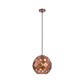 TUILE: Interior Large Embossed Tiled Iron Wine Glass Shape Pendant Lights