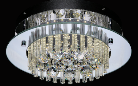 Tuscany 21 Watt LED Crystal Ceiling Light 4000k Cool White