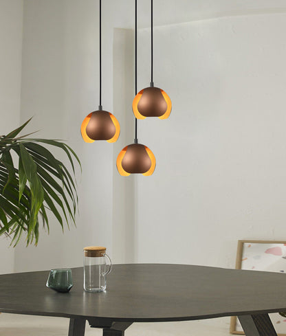 Vaina Interior Iron Dome Pendant Lights