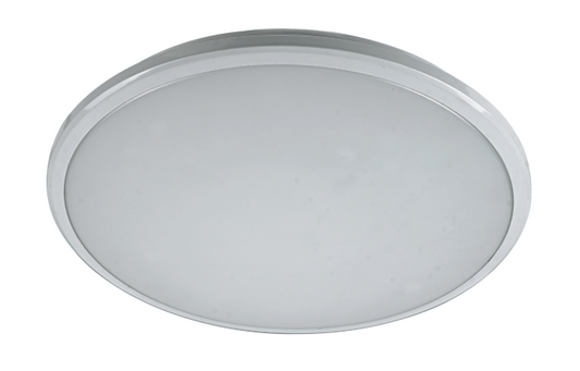 Vesta 18 Watt LED 3000k Opal Poly Carb Incl White Rim Surface Mount Light