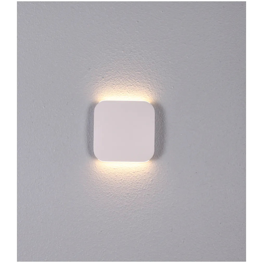 VOX: Surface Mounted LED Exterior Square Up/Down Wall Lights IP54