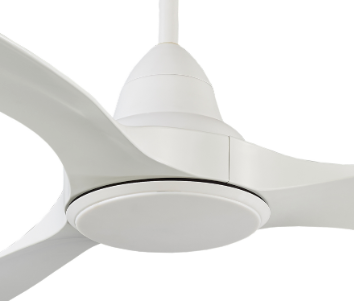 Wave 152cm DC Ceiling Fan with LED Light  -White