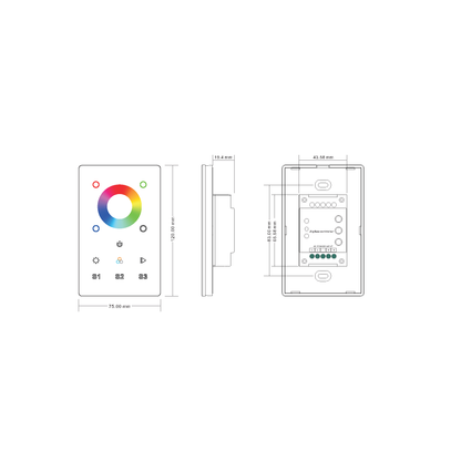 Zigbee Rgbw Touch Panel