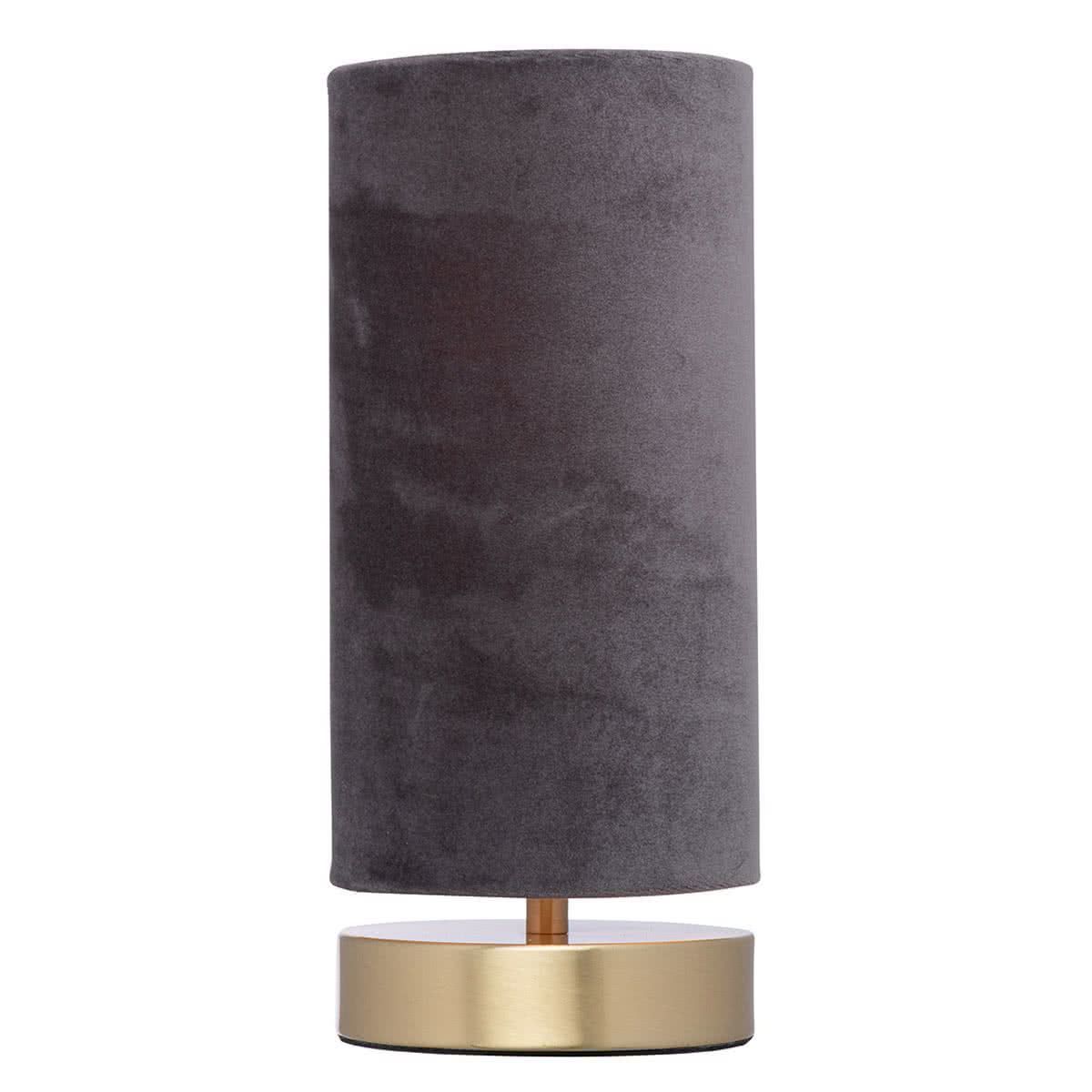 Harlow Velvet Fabric Shade Touch Table Lamp