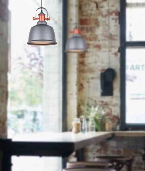 Alta Series Copper Bell Pendant Light