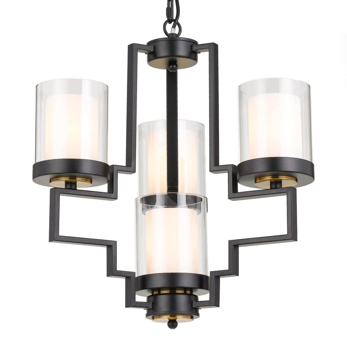 Alvarez 4 Light Antique Black Pendant