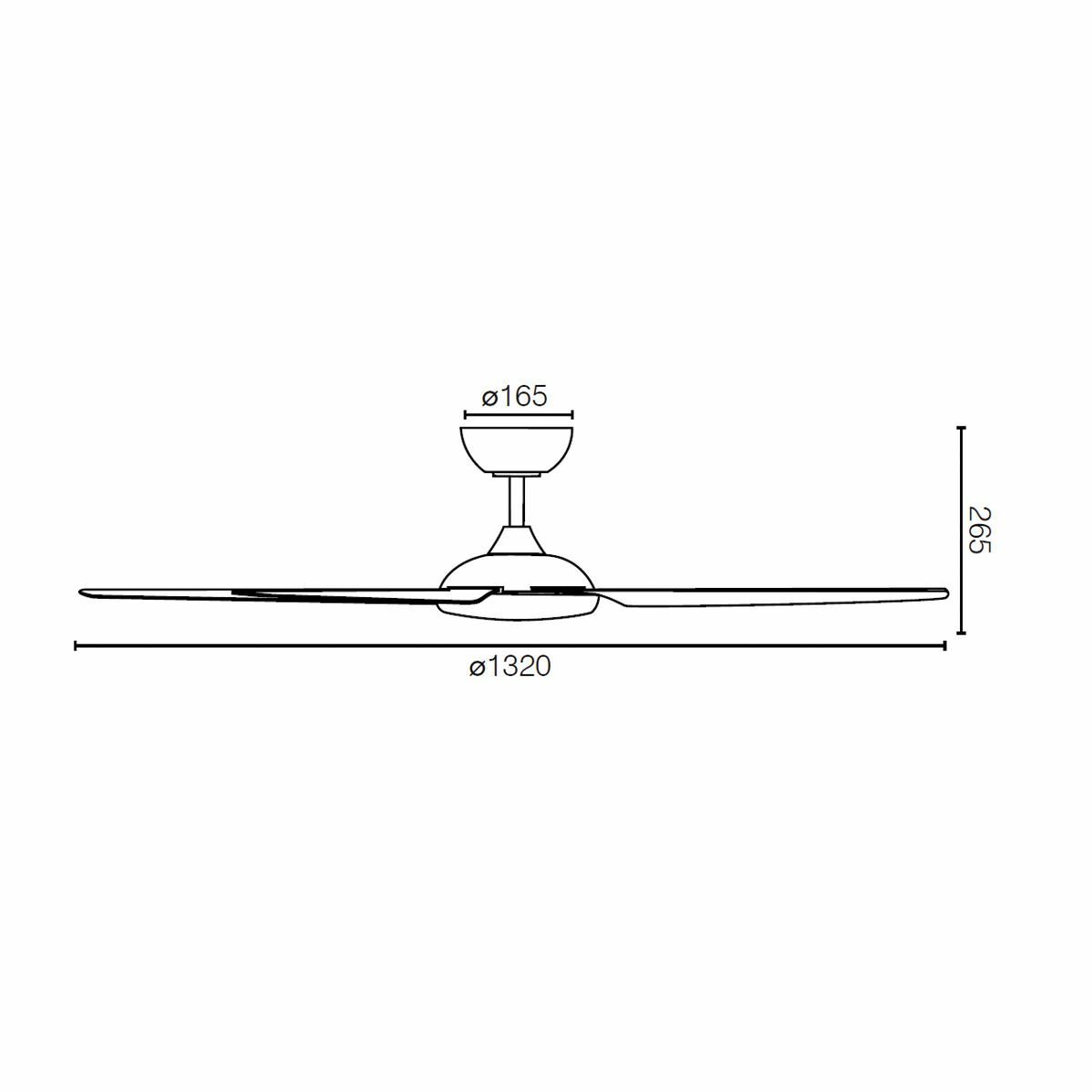 Amari 52" Ceiling Fan With Remote