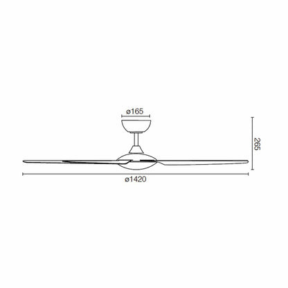 Amari 56" Ceiling Fan With Remote