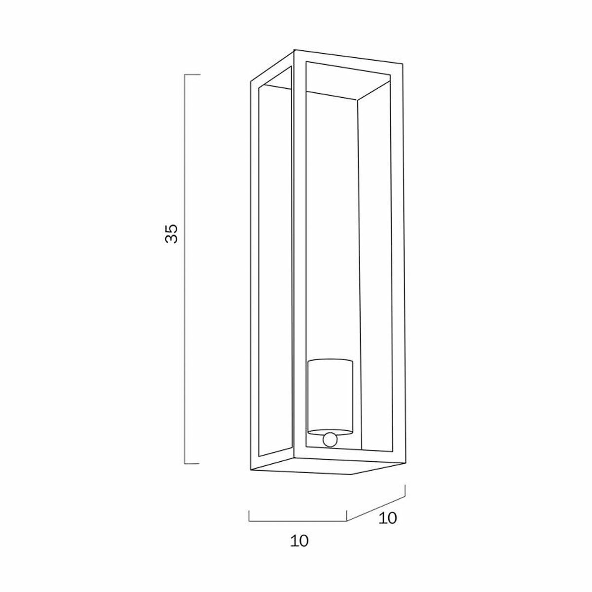 Arzano Large Metal Outdoor Wall Light