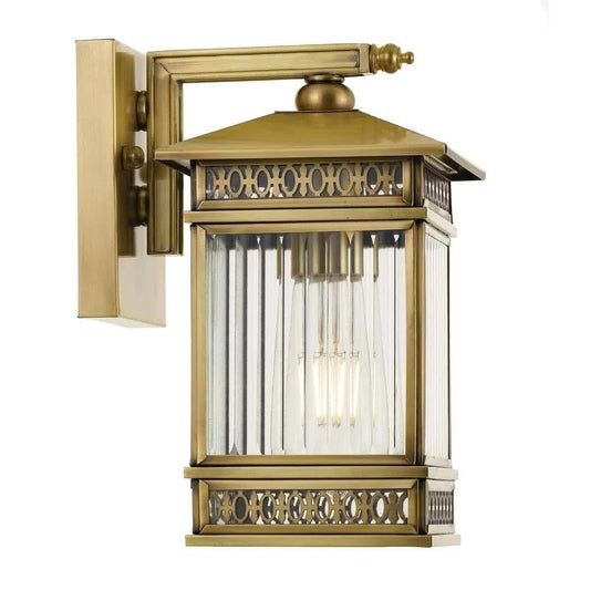 Avera Large  Solid Brass Outdoor Coach Wall Light