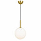 Bally Sphere Glass Pendant Light