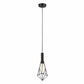 Blackband Angled Iron Cage Pendant Light