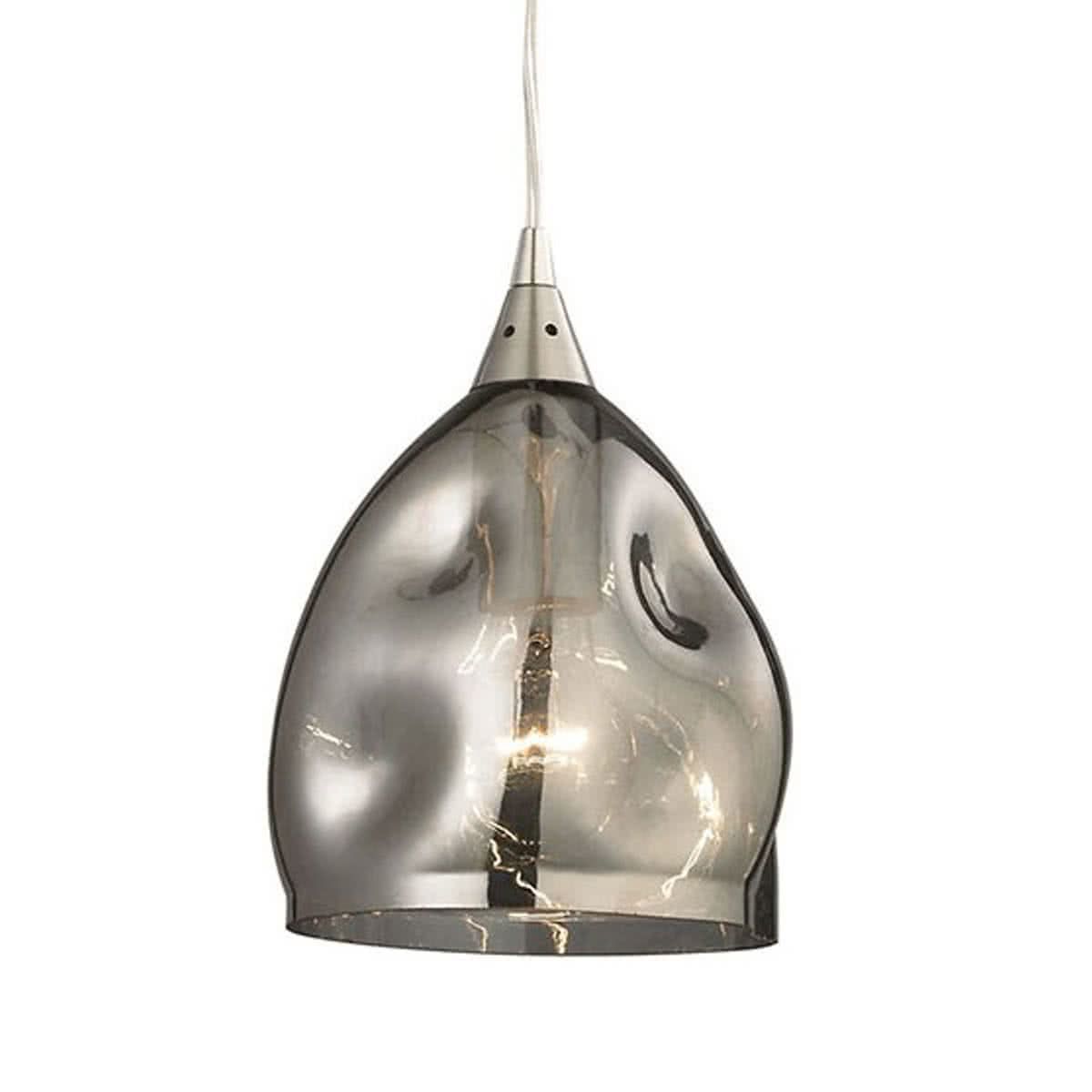 Ordito Chrome & Glass Pendant Light