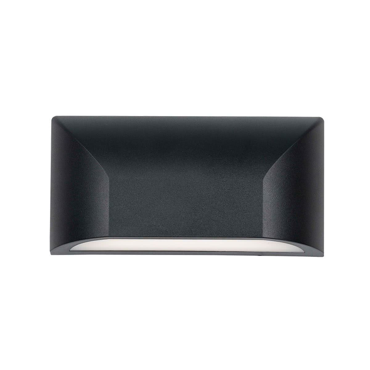 Bloc 5w LED Tri Colour Fixed Down Outdoor Wall Light