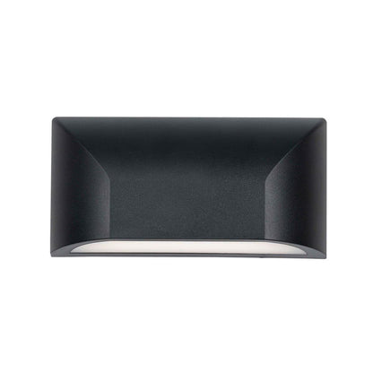 Bloc 5w LED Tri Colour Fixed Down Outdoor Wall Light