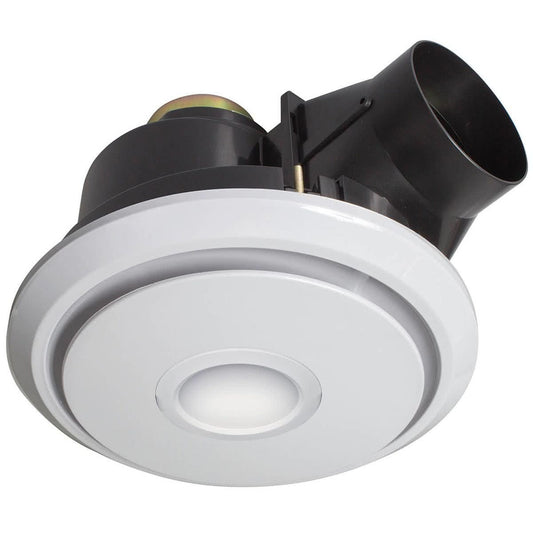 Boreal Ii Large Round Exhaust Fan With 12w LED Tri Colour Light
