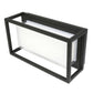 Bolton Black Rectangle LED Outdoor Wall Light