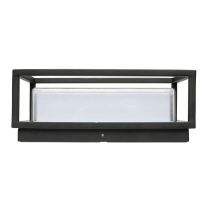 Bolton Black Rectangle LED Outdoor Wall Light