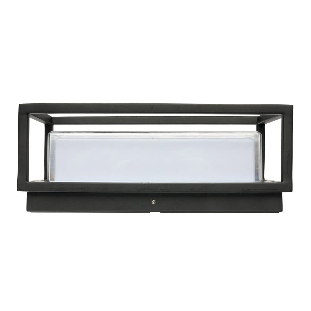 Bolton Black Rectangle LED Outdoor Wall Light