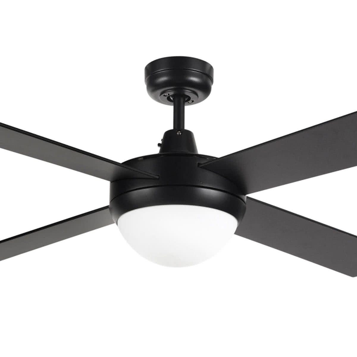 Tempest Ii 52" Timber Blade Ceiling Fan & B22 Light