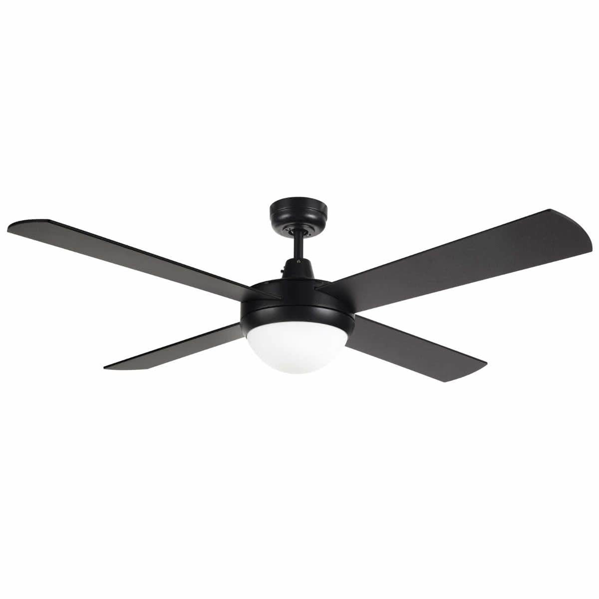 Tempest Ii 52" Timber Blade Ceiling Fan & B22 Light