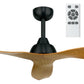 Bahama 52" Dc Abs 3 Blade Ceiling Fan With Remote Control