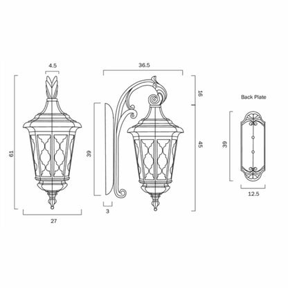 Brinley Large Outdoor Coach Light