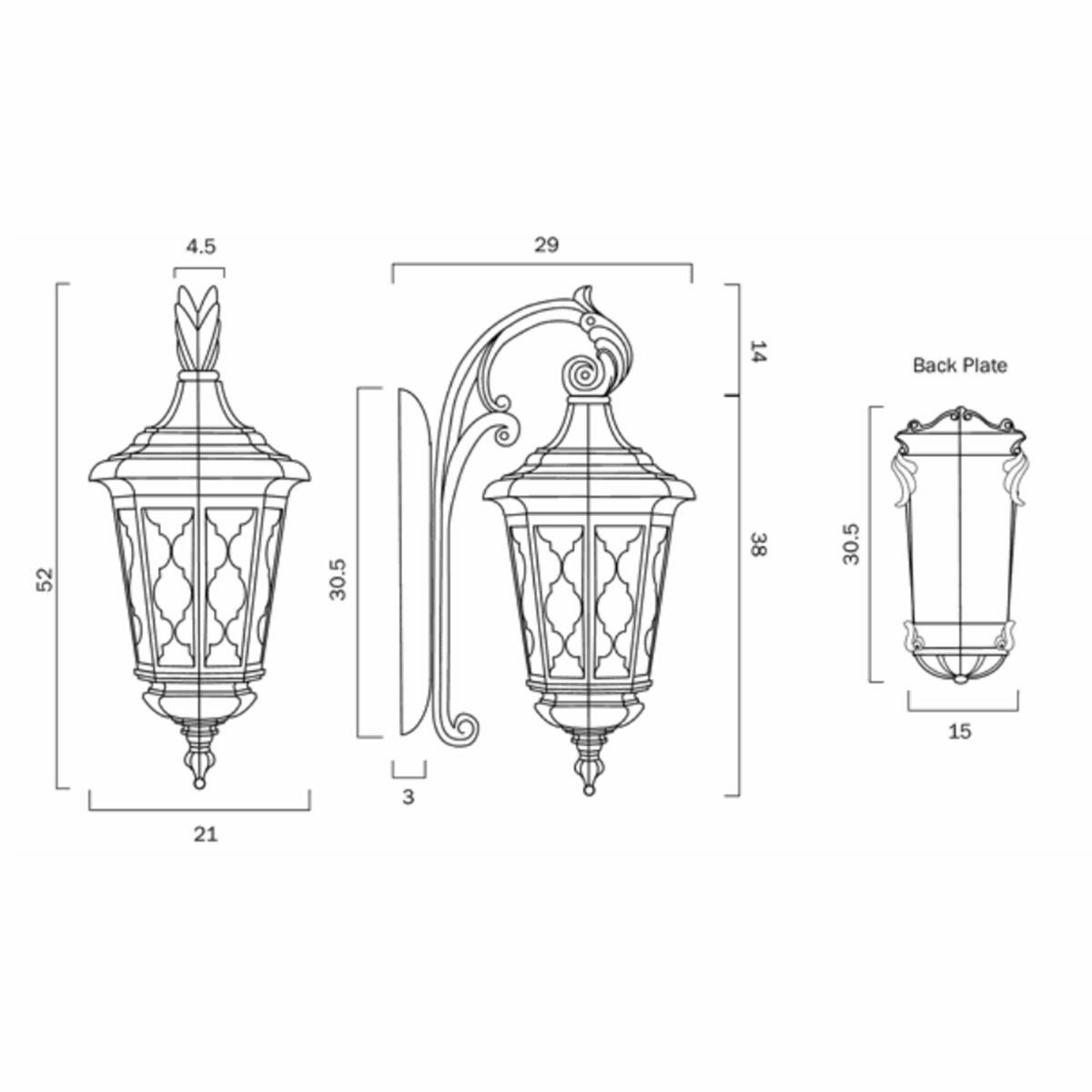 Brinley Small Outdoor Coach Light