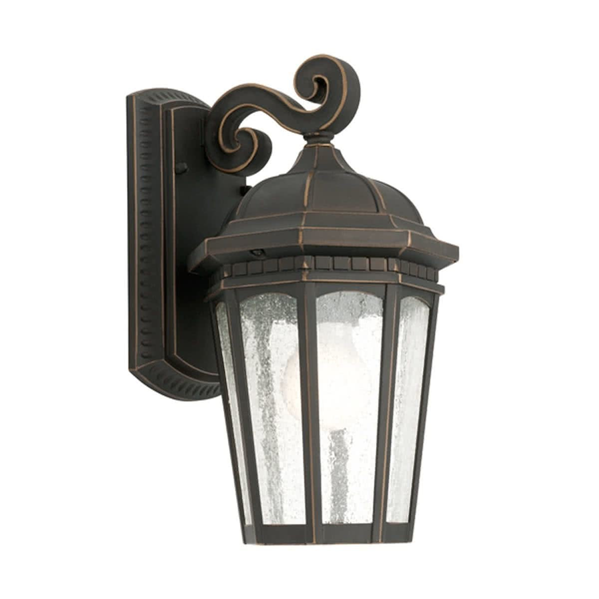 Cambridge Strippled Glass Outdoor Coach Wall Light