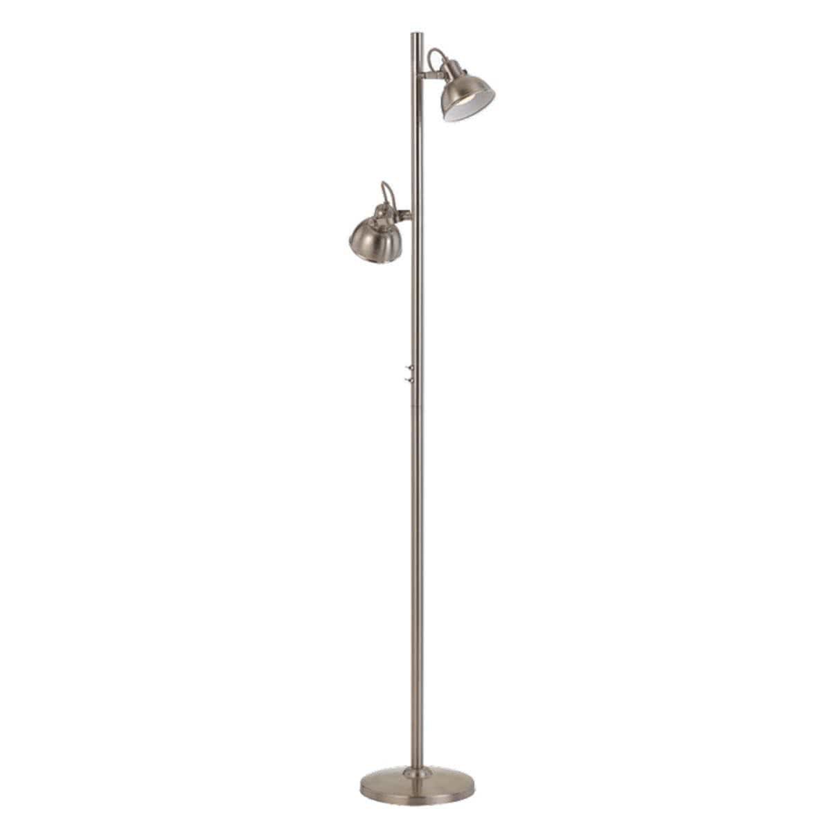 Carson 2 Light Metal Floor Lamp