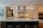 Casa White & Amber Glass Winte Glass Pendant Light