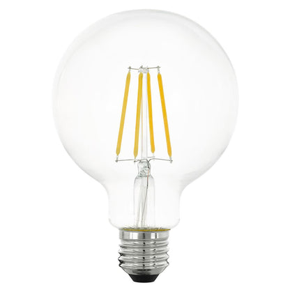 G125 E27 8w LED Dimmable Decorative Filament Globe