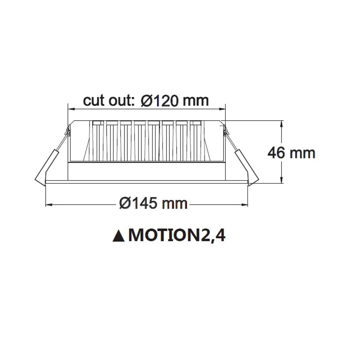 Motion 15w LED Pir Motion Sensor Downlight