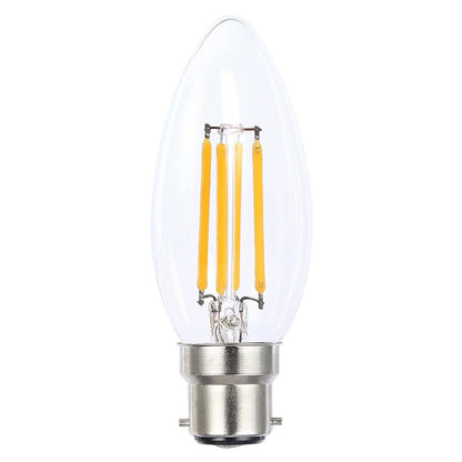 Candle B22 4w LED Dimmable Decorative Filament Globe 400 Lumen