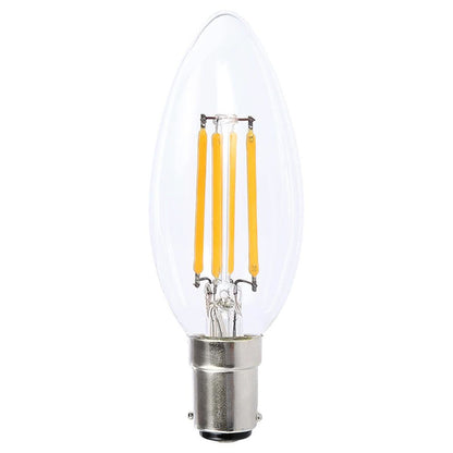 Candle B15 4w LED Dimmable Decorative Filament Globe 400 Lumen