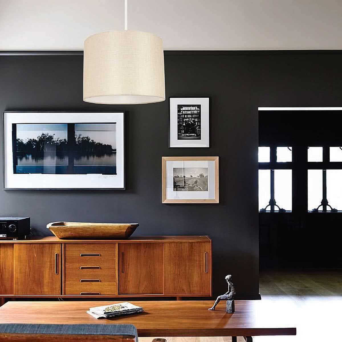 Linen Drum Lamp Shade 32cm